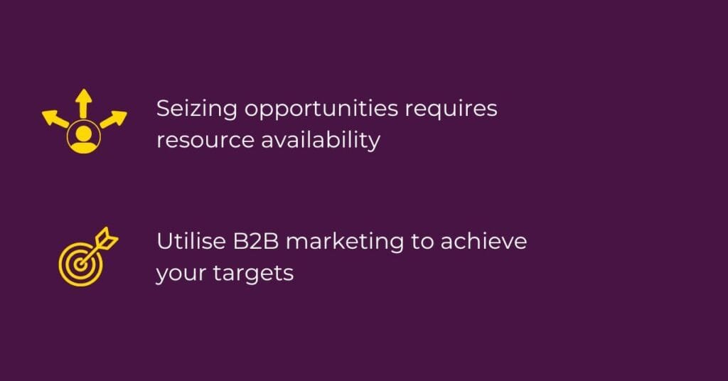 Points about using B2B marketing agency to free up resource 