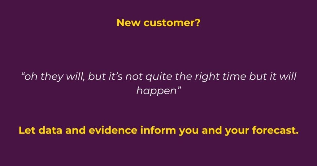 Rely on data rather than subjective feel