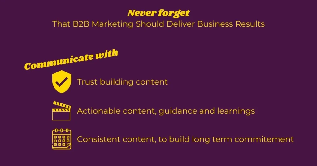 B2B LinkedIn Content Marketing to deliver business results